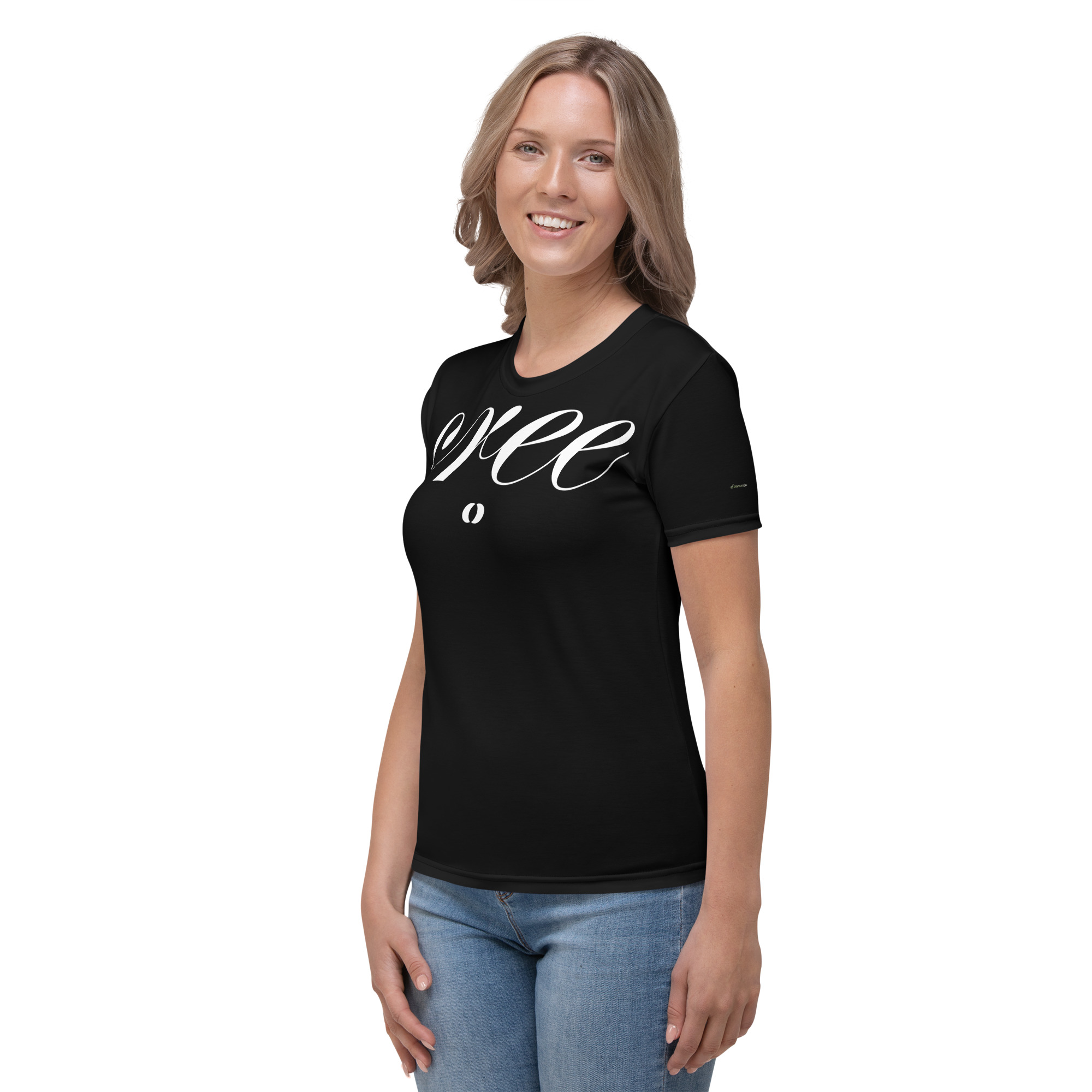Cree: crea: desde el corazón a la mente. Camiseta femenina con Geometría Sagrada, Vesica Piscis y Semilla de la Vida - Imagen 3